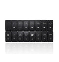 Green LED Light Bar Dashboard Control Switch for Honda Accord (2003–2007)