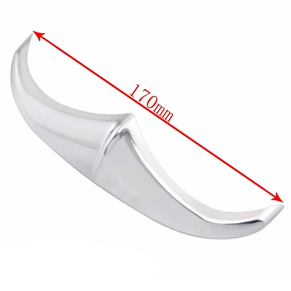 Chrome Front Fender Leading Edge Tip Trim for Harley Touring FLHX FLTR (2009–2023)