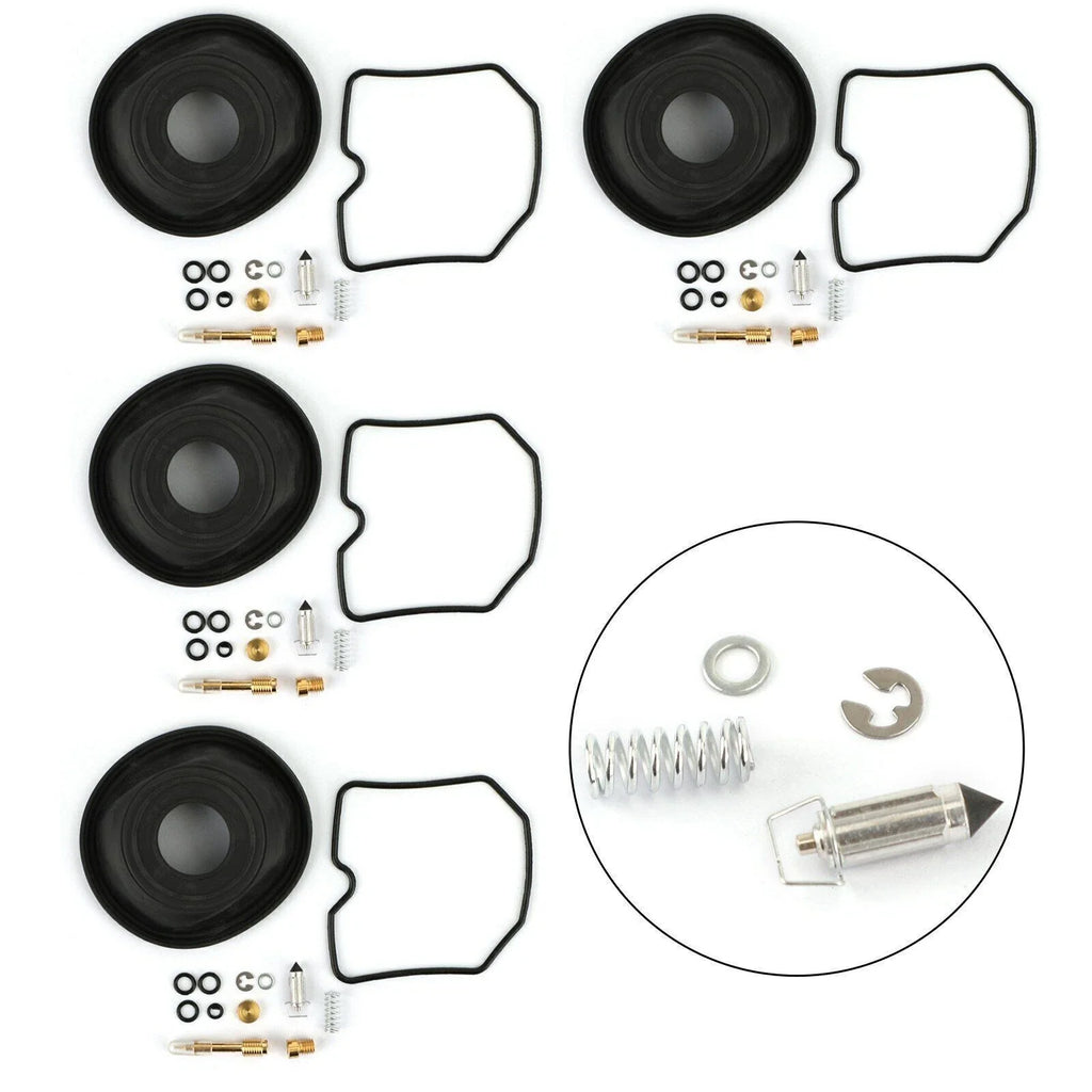 Set of 4 Carburetor Repair Rebuild Kits for Suzuki GSF600S Bandit (1996–2003) T9