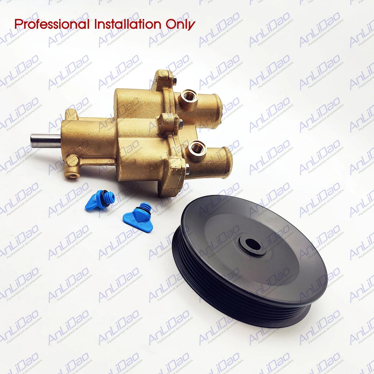 MerCruiser 5.7L All Metal Sea Water Pump Pulley 46862914T10 46862914T3