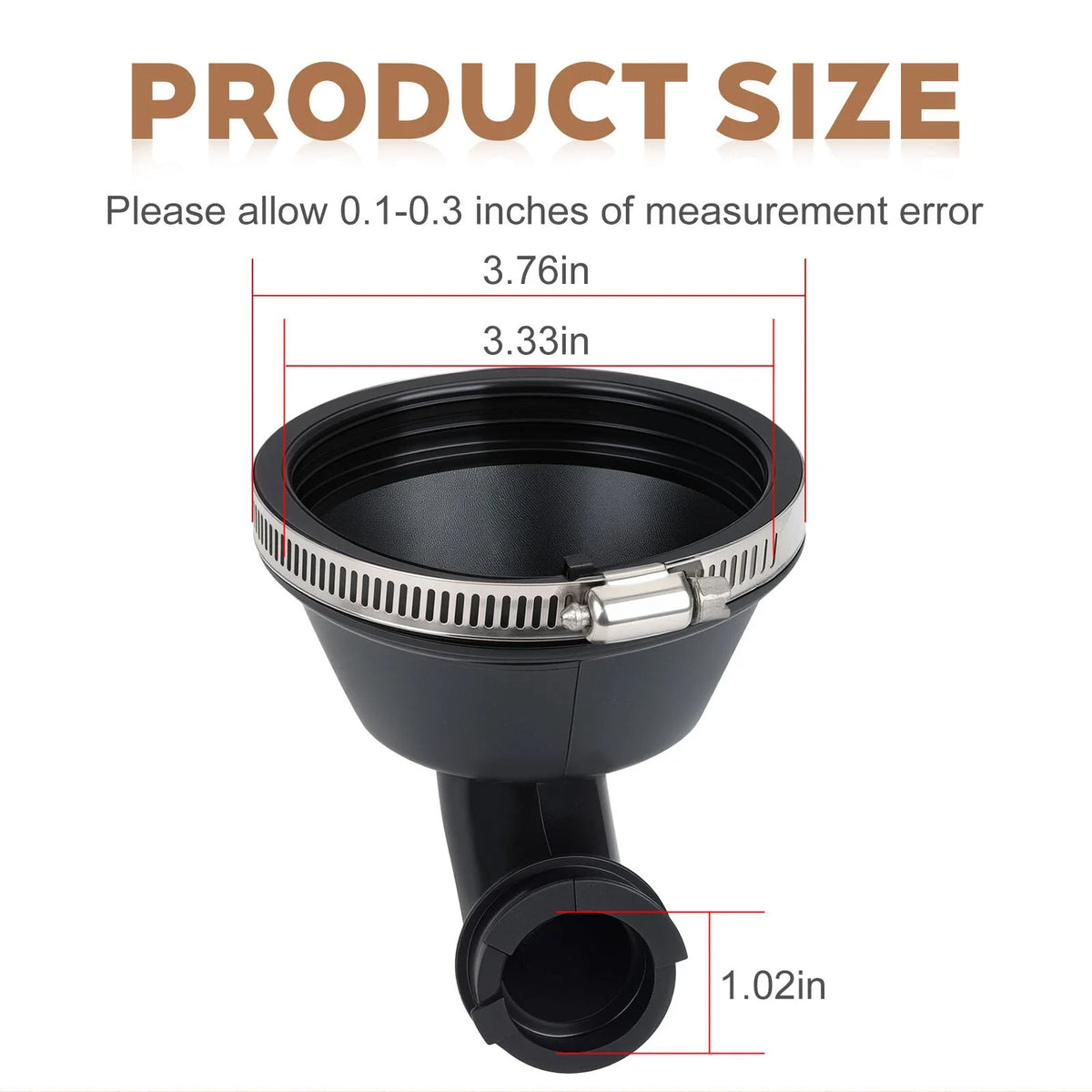 Rubber Intake Boot for Suzuki Quadsport LT80 (1987–2006) 13881-40B00
