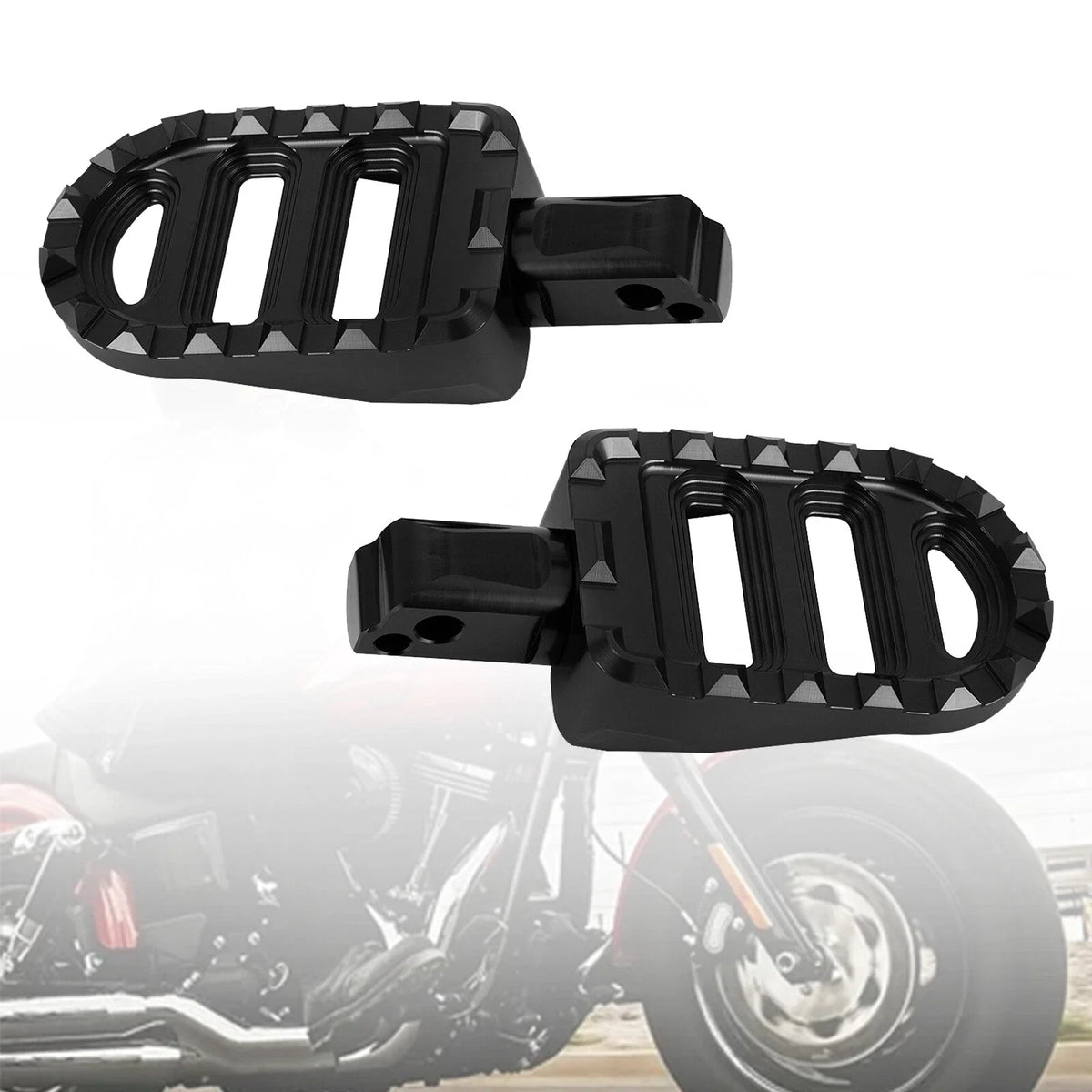 Rear Footrests Foot Pegs for Harley Sportster S, Breakout, Softail Slim (T9)
