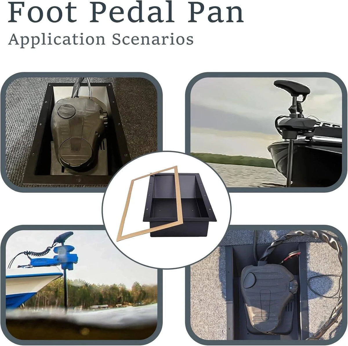 Trolling Motor Foot Pedal Pan for Minn Kota (100RTMP)