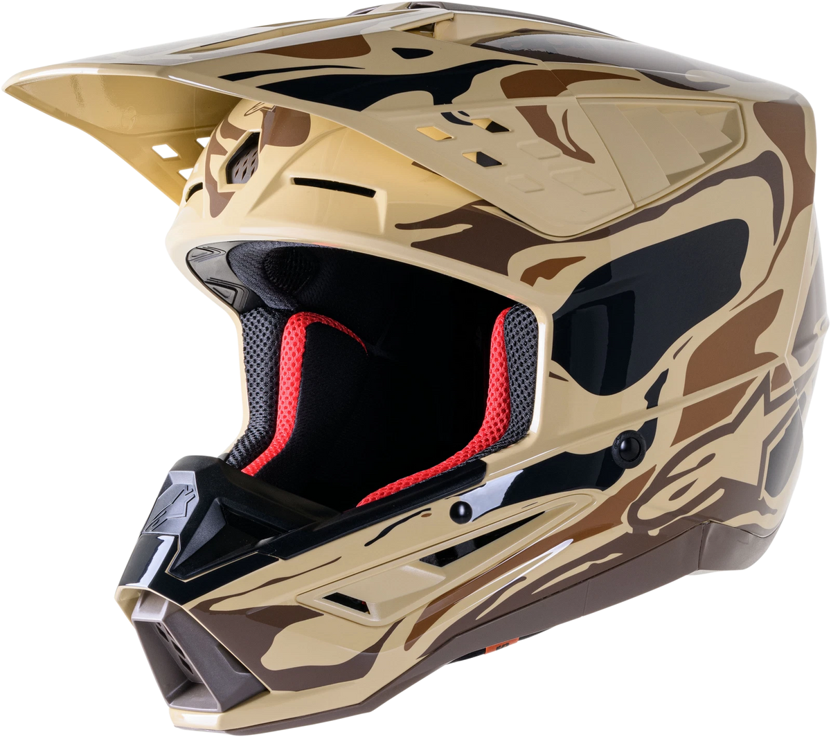 Alpinestars SM5 Mineral Helmet Small Off-Road Motorcycle Helmet Dark Brown