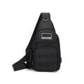 Tactical Sling Backpack for Travel, Cross Body Chest Pack - Black