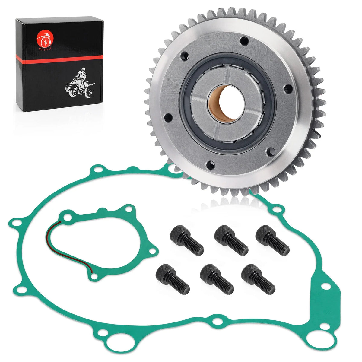 Heavy Duty Starter Clutch Kit Gear Gasket for Yamaha Raptor 660R (2004–2005)