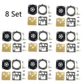 Set of 8 Carburetor Gasket Kit for Walbro K22-HDA (Chainsaw Trimmer)