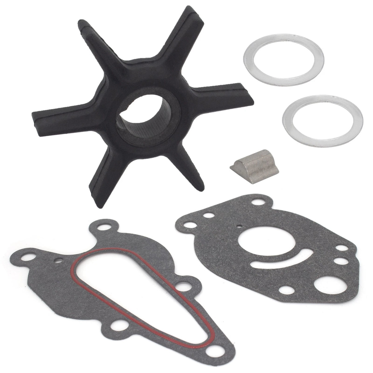 Water Pump Impeller Kit for Mercury Mariner 6, 8, 9.9, 10 XR10,15 HP 47-42038-2