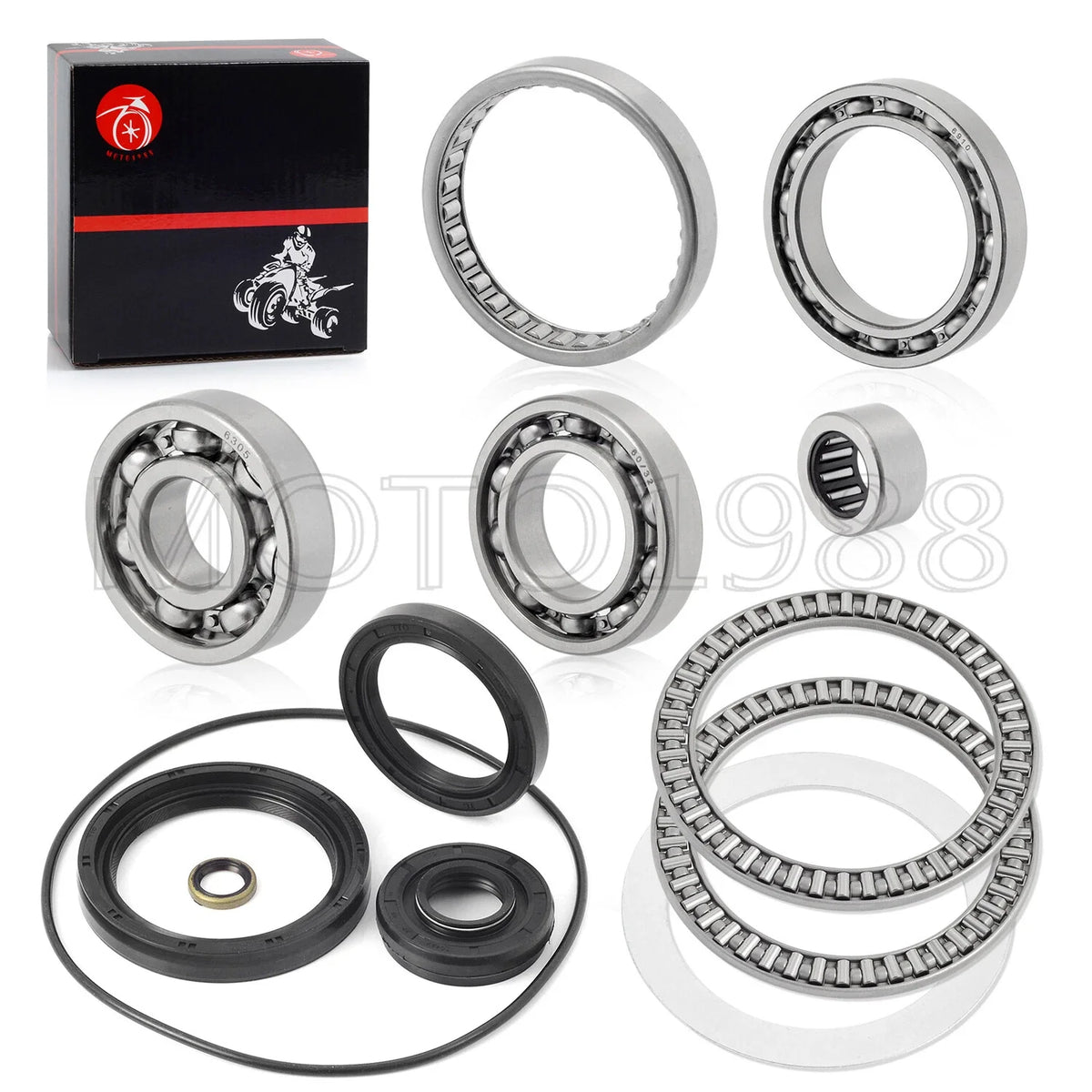 Front Differential Bearing Seal Kit for Kawasaki Brute Force 750 (2003–2023)