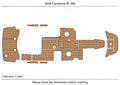 EVA Pad Foam Teak Deck Flooring for Fourwinns SL 262 (2008)