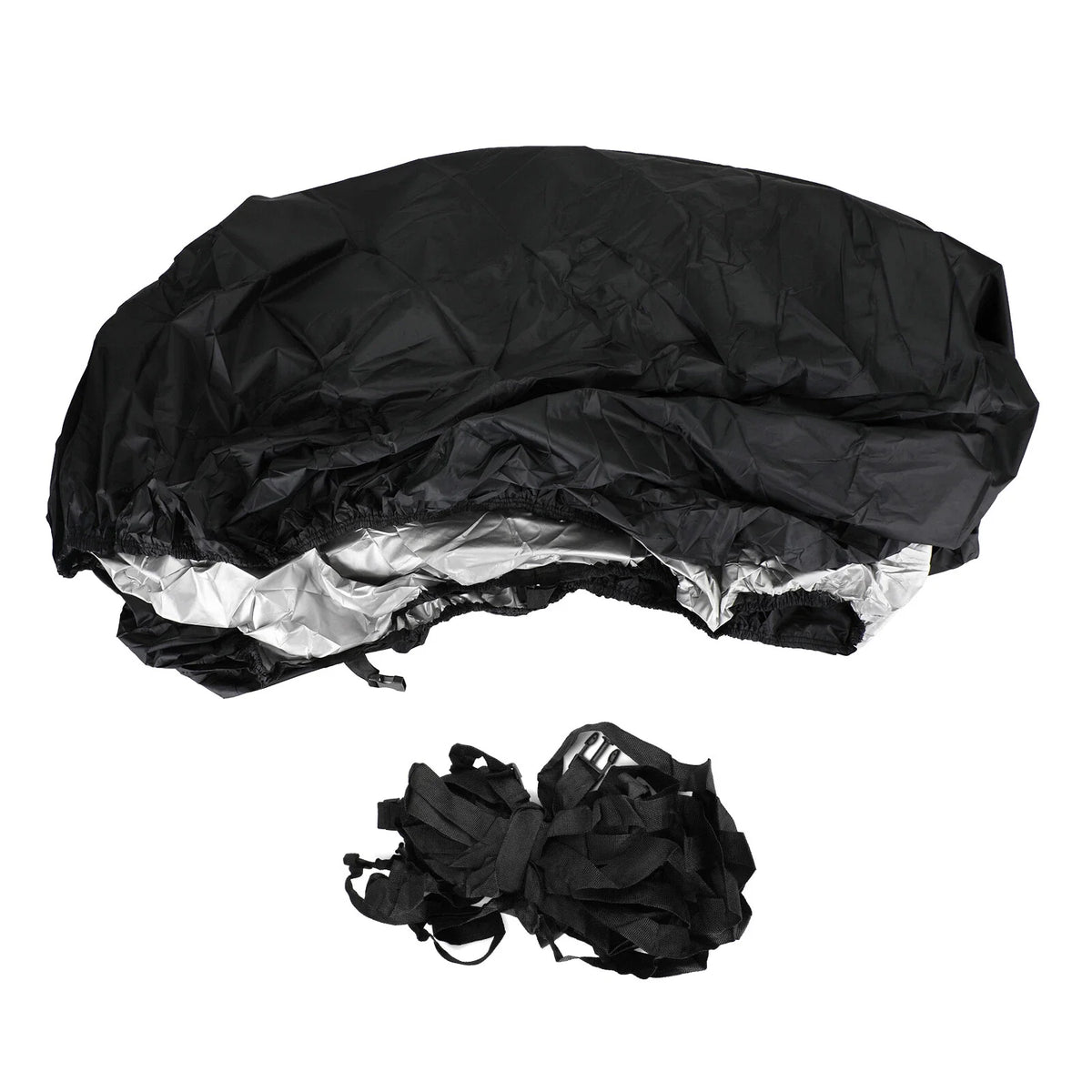Universal Waterproof Boat Cover 14-16Ft Black for Fishing Boat (T9)