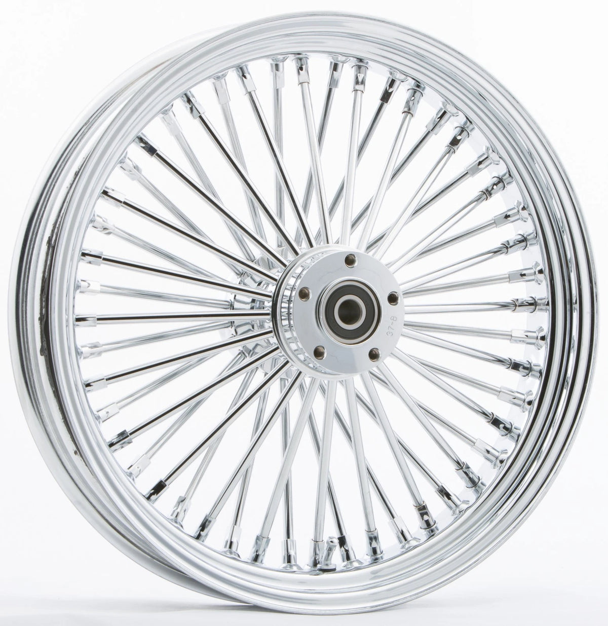 HardDrive 48-Spoke Chrome Wheel 21x3.5 Fitment for V-Twin Motorcycles 2000+