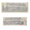 Malibu Boat Hull Graphic Decals - Wakesetter Stickers (set of 2)