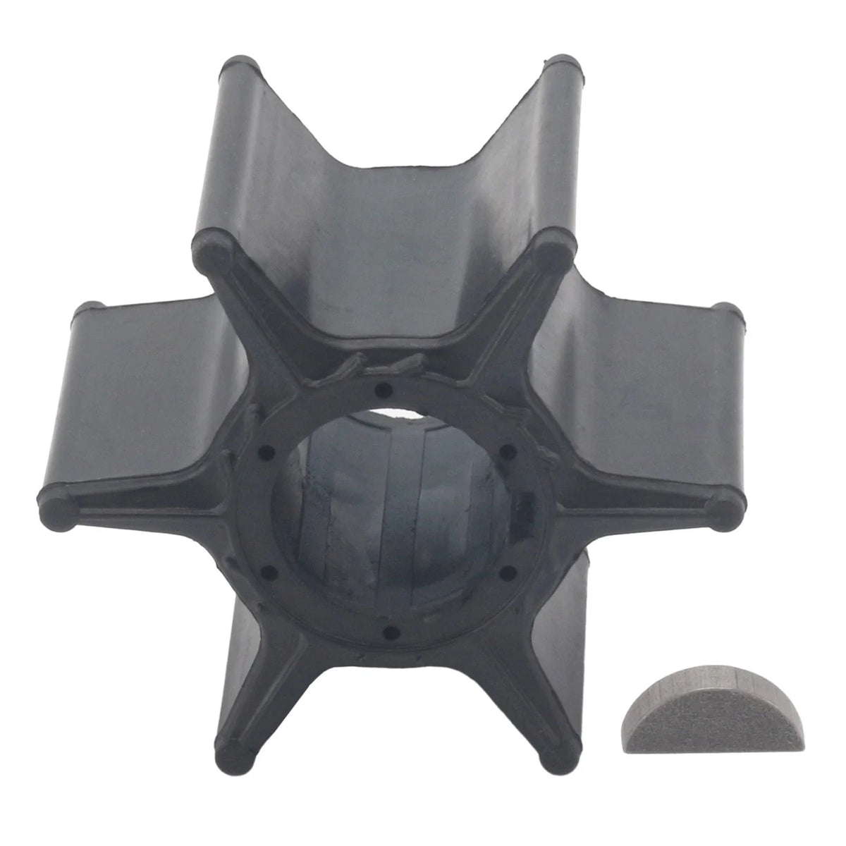 Water Pump Impeller & Key for Yamaha Outboard 75-100 HP (67F-44352)
