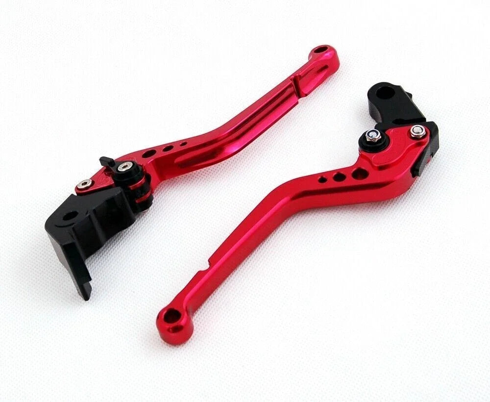 Long Brake Clutch Levers for Honda CBR650F/CB650F (2014–2015) F-18/H-65 Red
