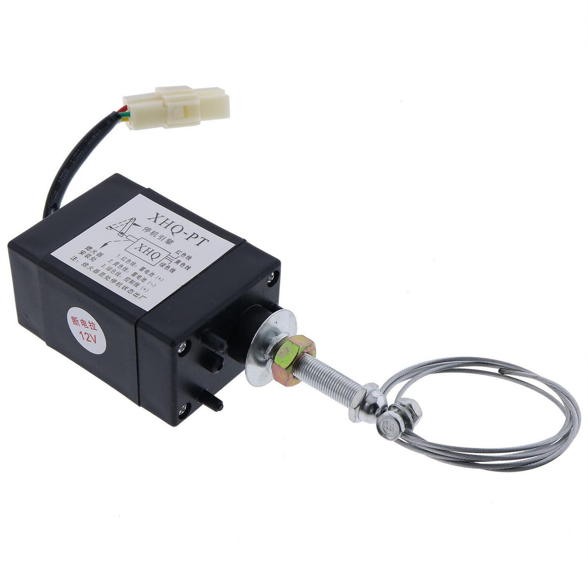 12V Stop Solenoid Electric Throttle Adjuster Off Valve XHQ-PT-12 XHQPT Power-off