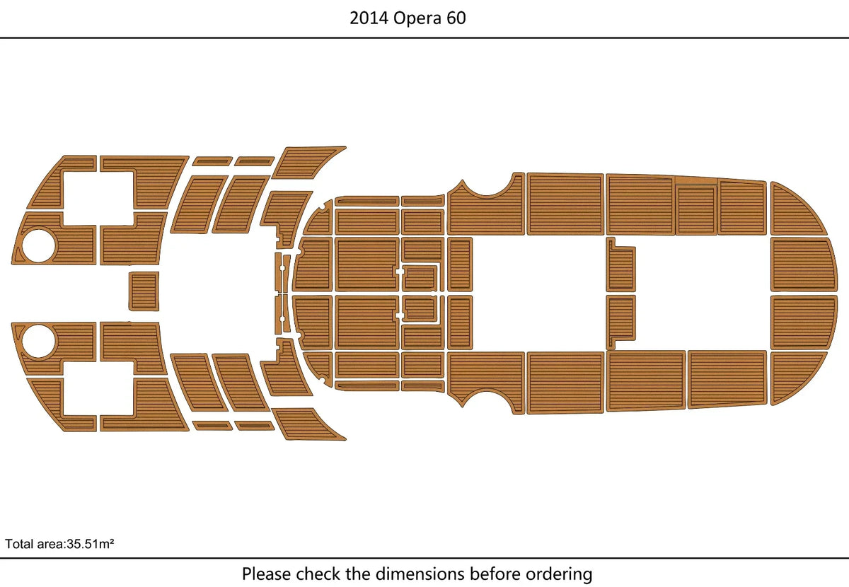 EVA Foam Pad Flooring for Opera 60 Sundancer (2014)
