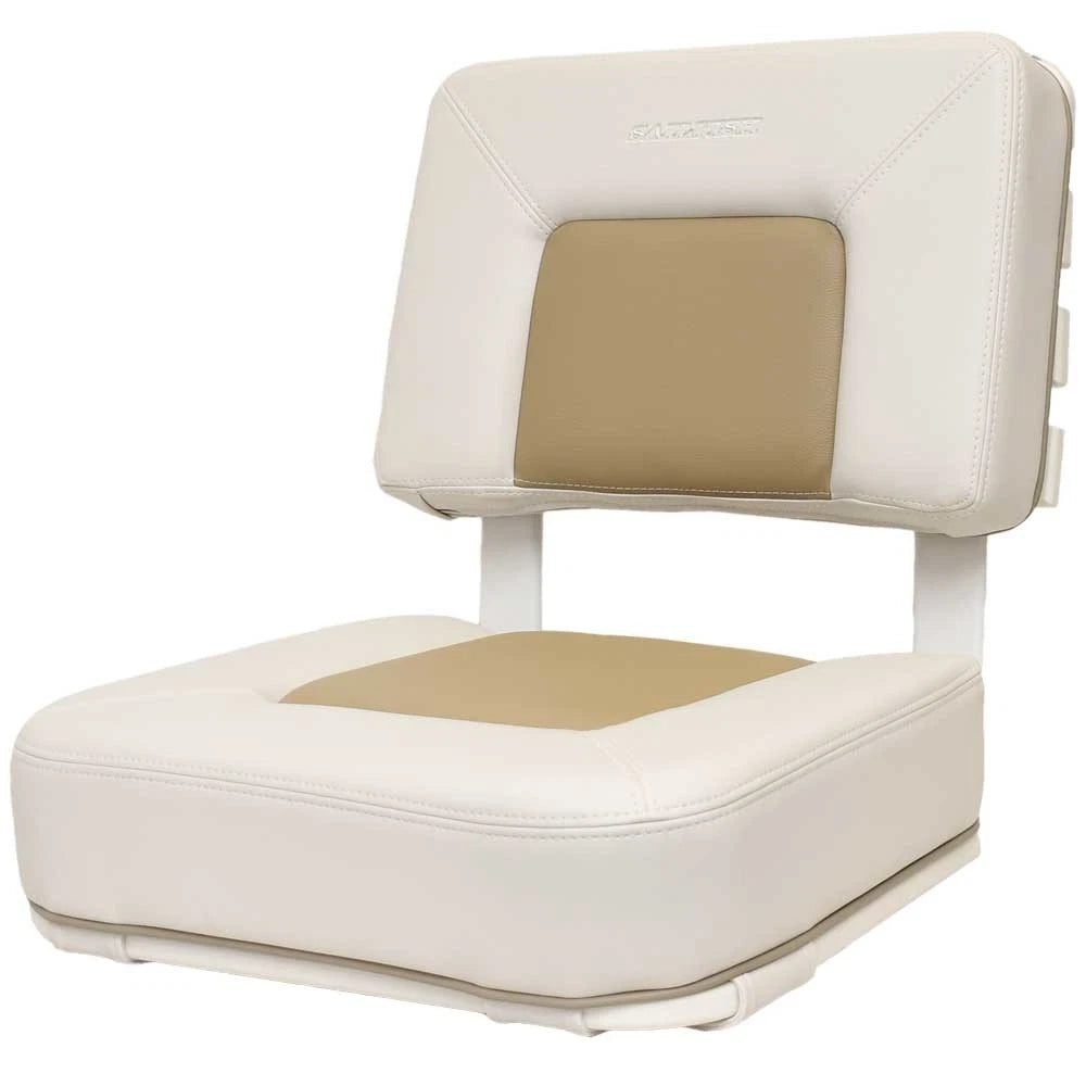 Sailfish Boat Ladder Back Chair 48-5559F - Off White Tan 22 X 19 Inch
