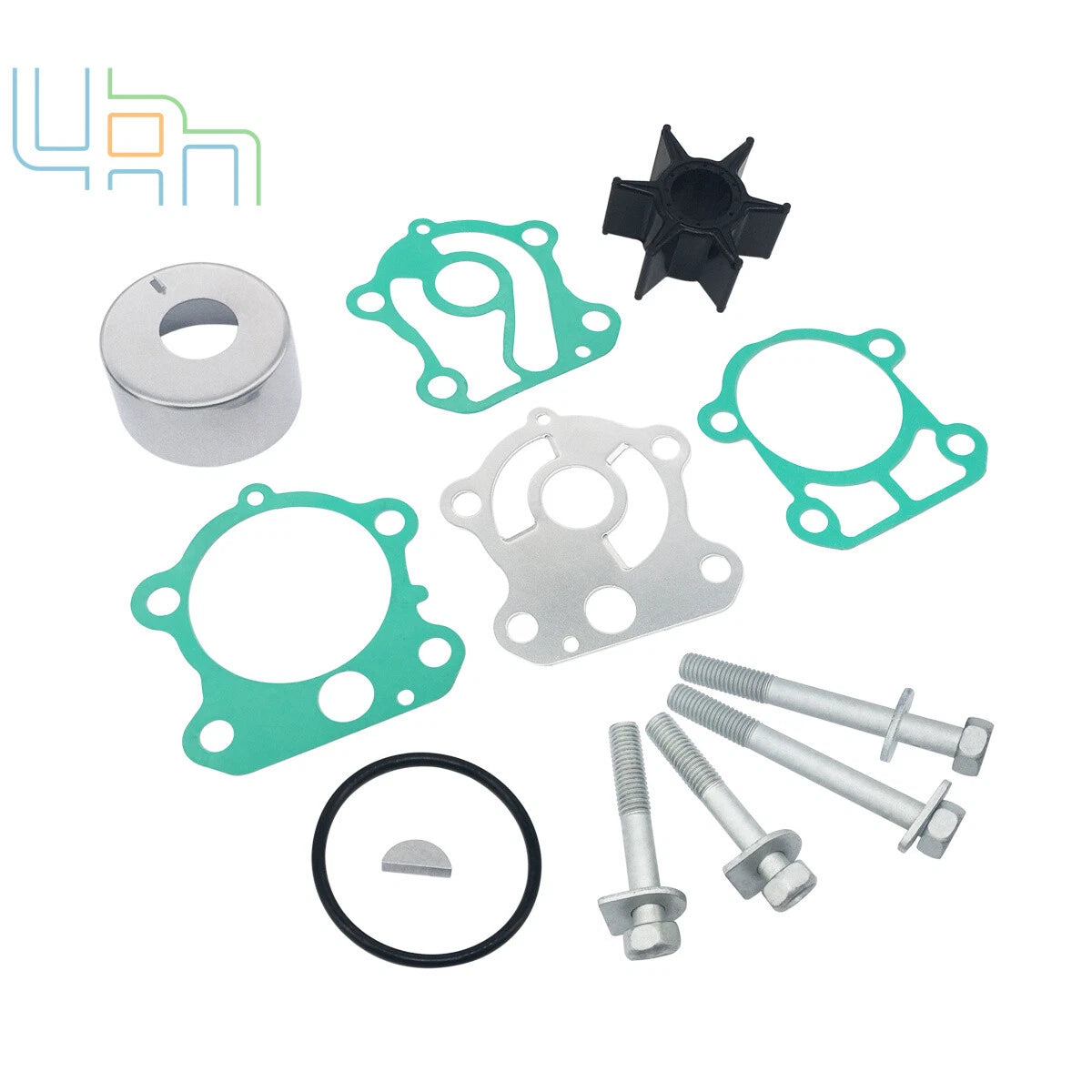 Water Pump Impeller Kit 692-W0078-02-0 0 18-3370 for Yamaha 2 Stroke Outboard