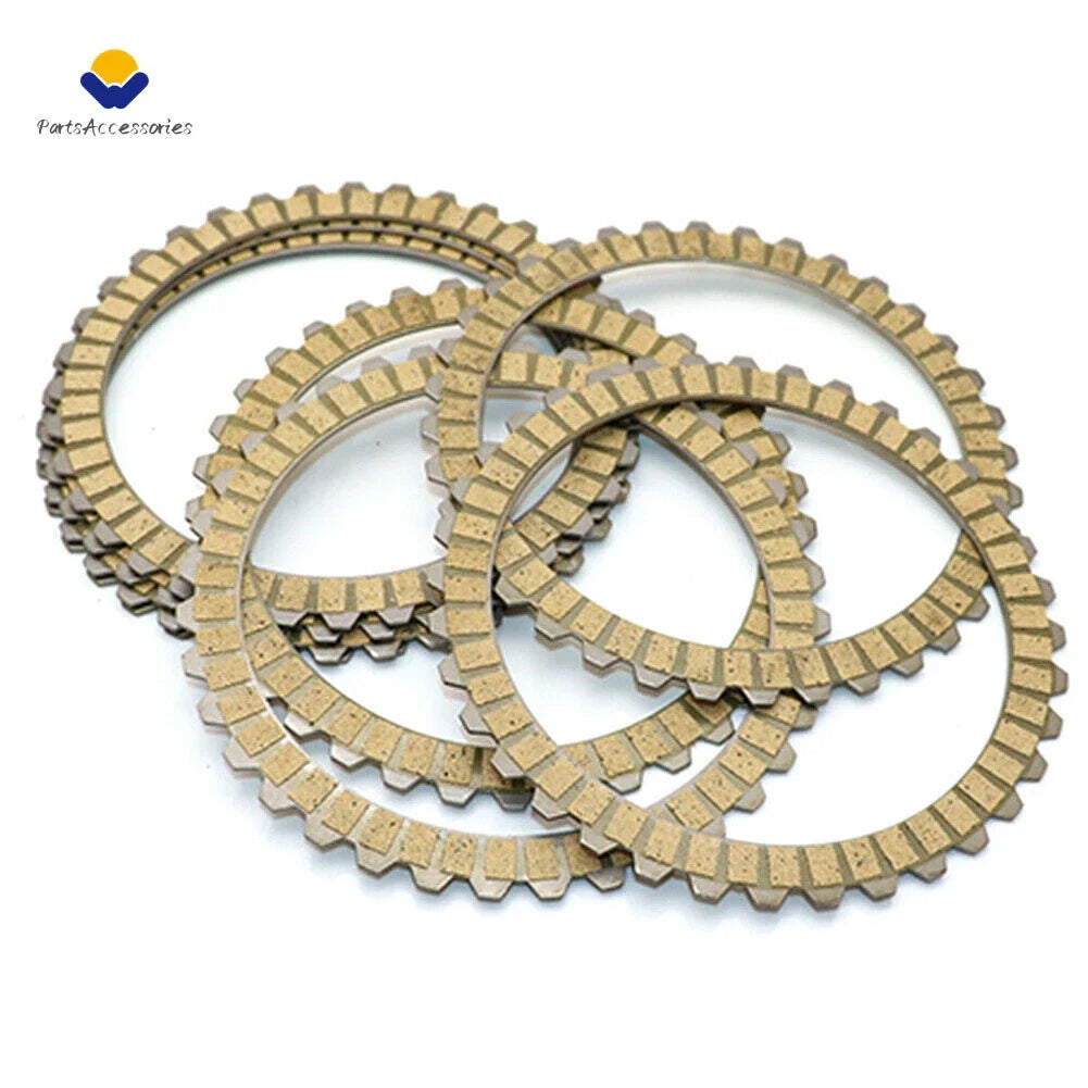 Set of 8 Clutch Plates for Harley Davidson XL883 XL1200 Sportster (1991–2011)