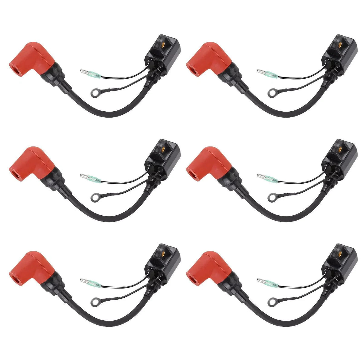 6X Ignition Coil Assembly for Yamaha Marine (6R3-85570-00-00)