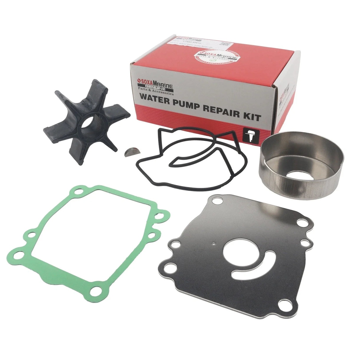 Outboard Water Pump Impeller Repair Kit for Suzuki DF50 DF60 (2000–2023)