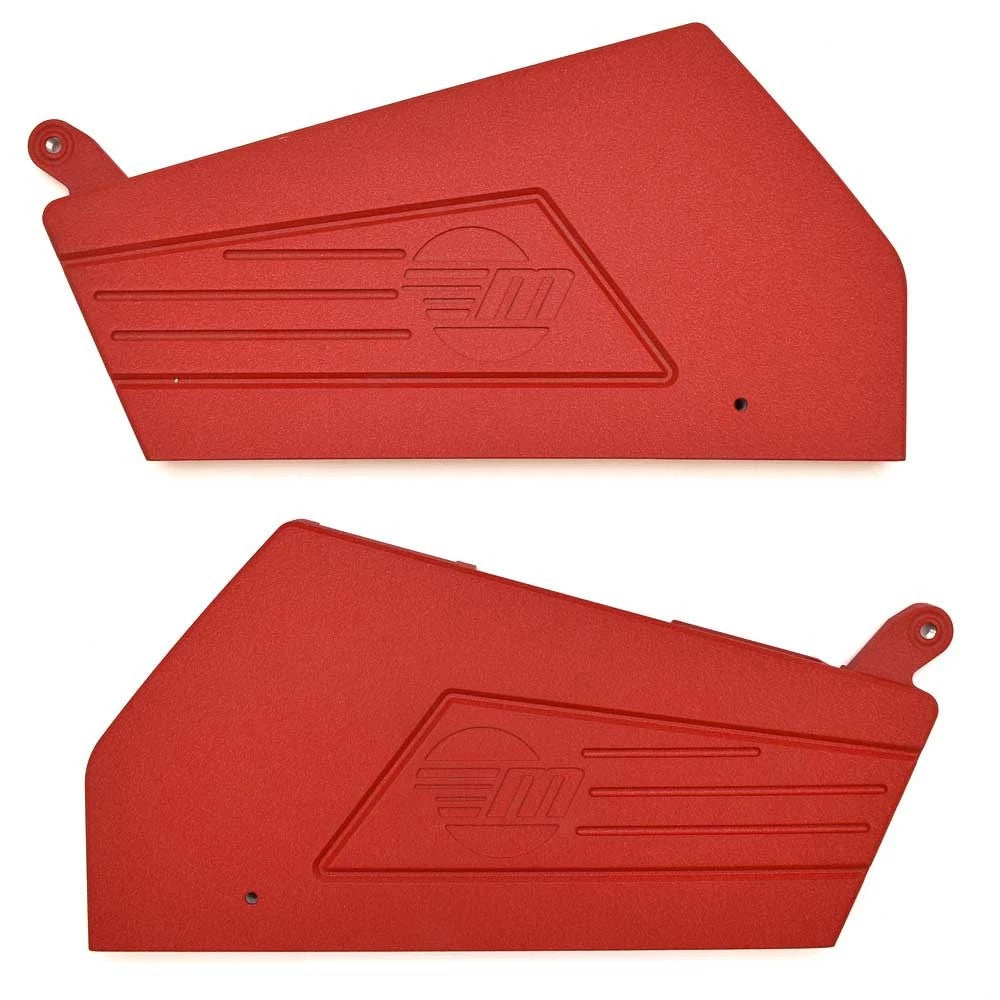 Malibu Boat Tower Base Plates 5550064SC.1 - Red Aluminum (set of 2)