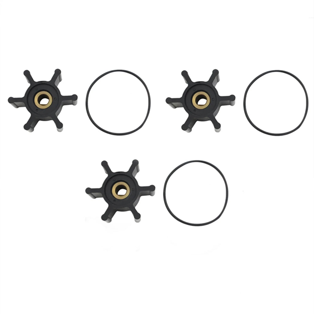 Set of 3 Water Pump Impeller Repair Kits for Jabsco Johnson (N/A)