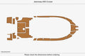 EVA Foam Teak Deck Flooring Mat for Jeanneau 695 Cruiser (2020)