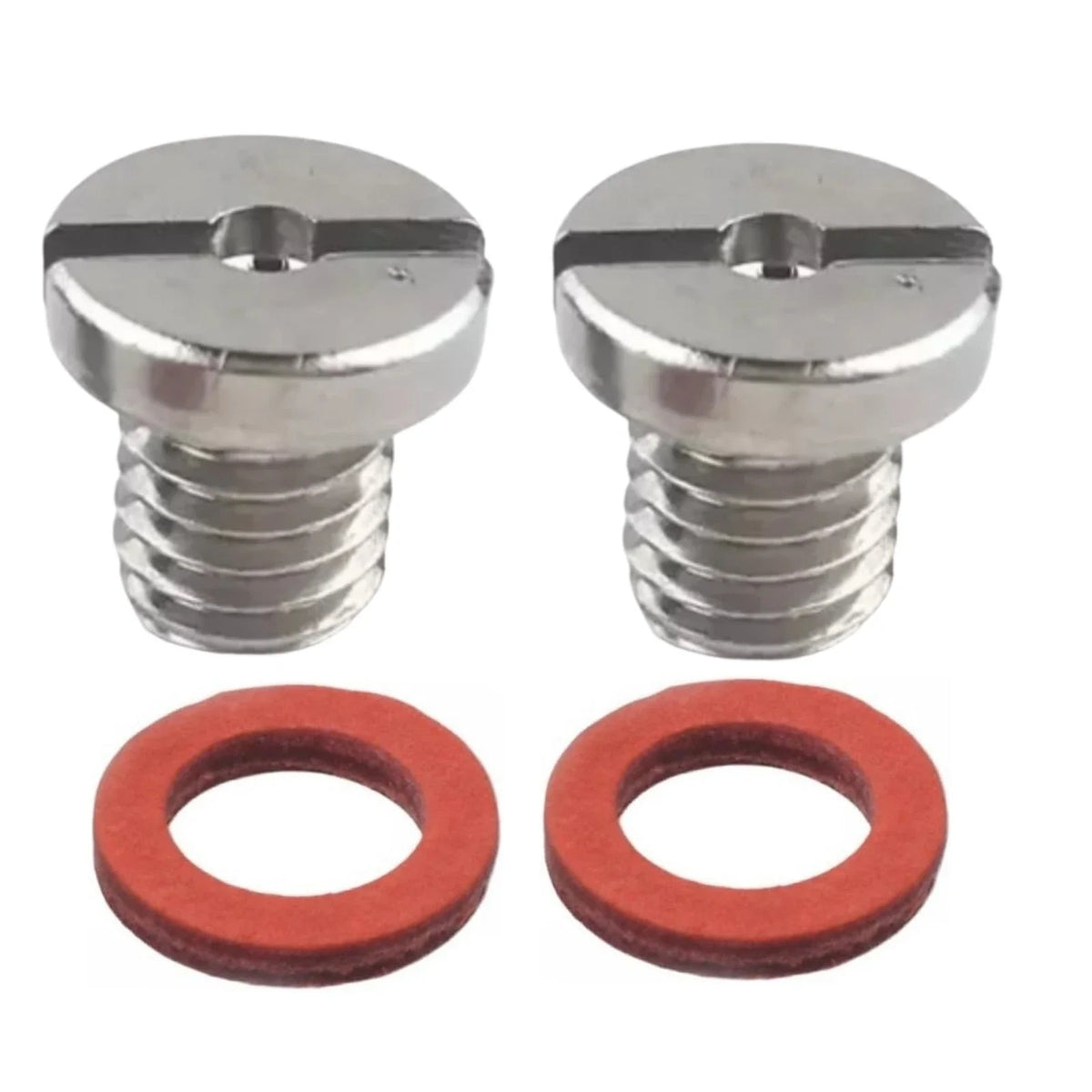 Set of 2 Gearbox Drain/Fill Oil Screws + Washers for Yamaha Outboard (90340-08002)