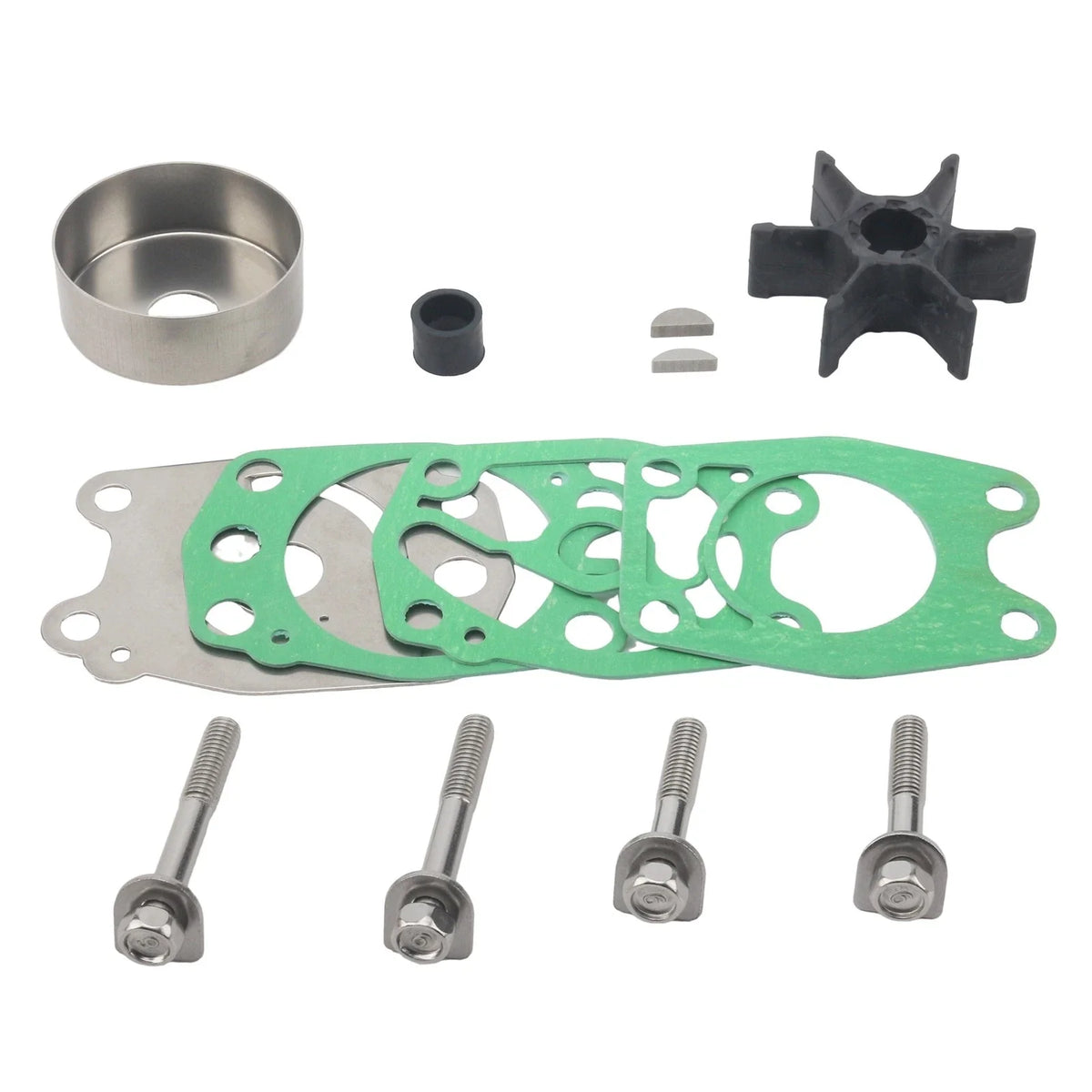 Water Pump Impeller Kit for Yamaha Outboard 40 HP C40 (679, 6F5-W0078-A0)