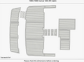 EVA Pads for Carver 300 Aft Cabin (1993) - Faux Flooring Mat