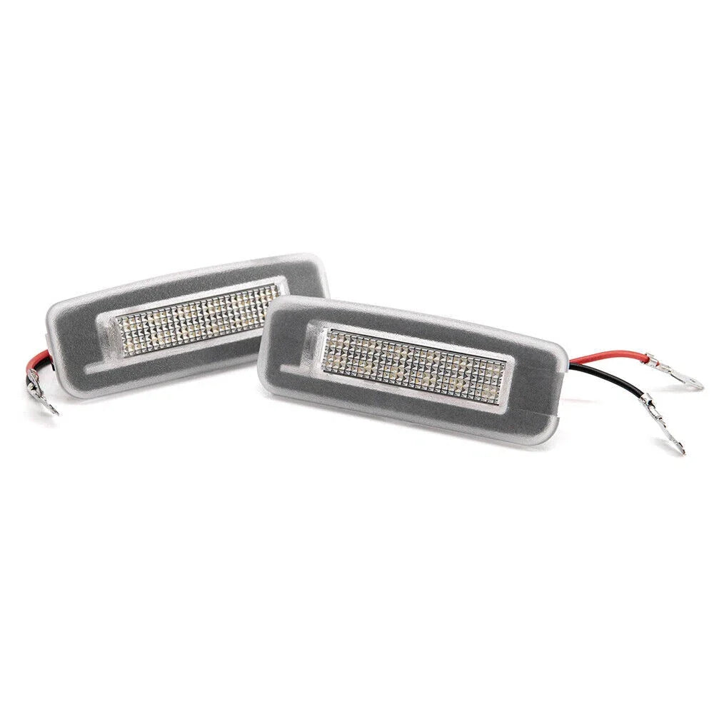 18-SMD 6000K White LED License Plate Lights for Ford Focus MK1 (1998–2005)