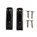 2Pcs Boat Black-Nylon Self-Lock Rope Clam Cleat Cord-Lock for Marine Accessories