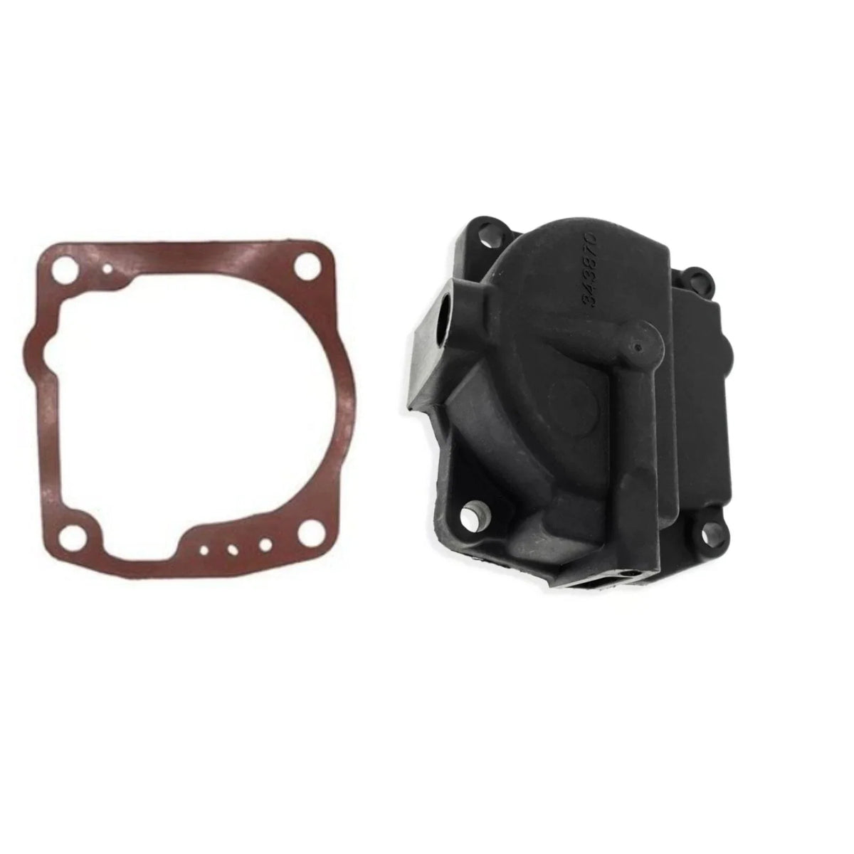 Set of 4 Carb Bowl Float Chamber Assembly 433000 for Johnson Evinrude 90-175hp (1994–Present)