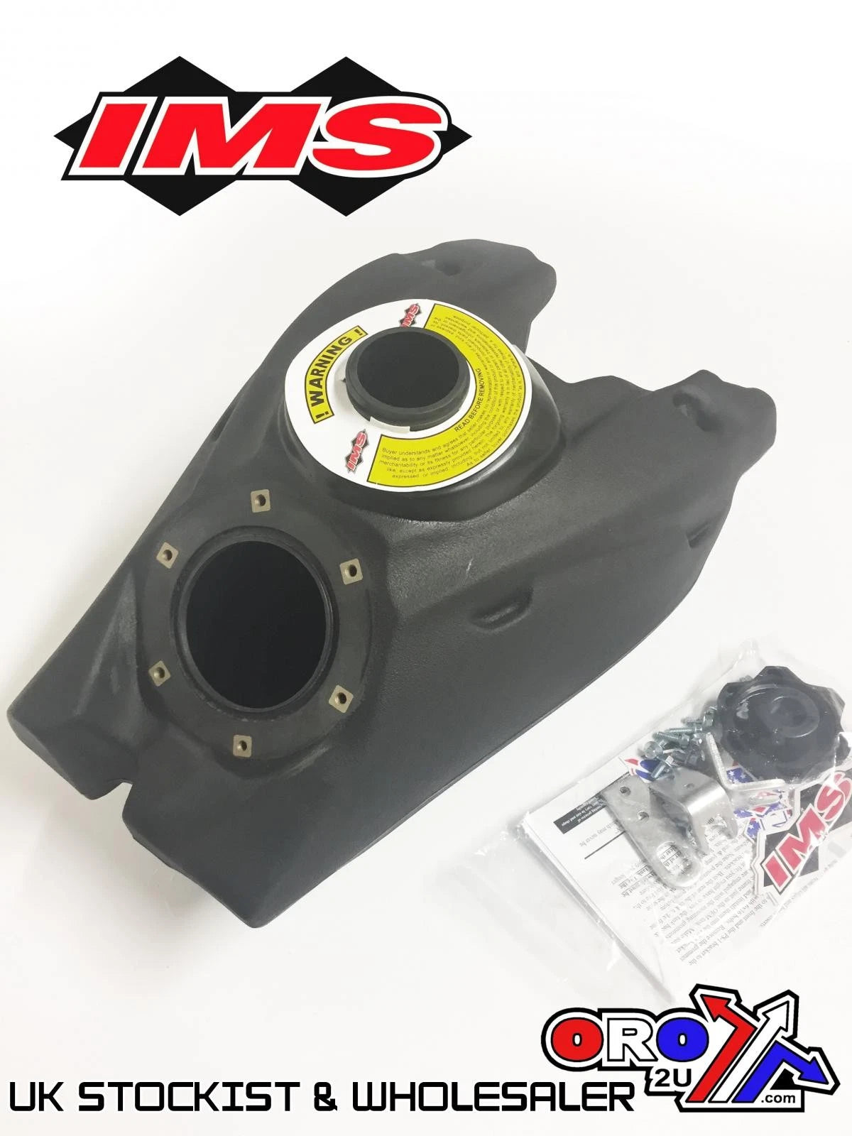 IMS Natural 3.8 Gal Fuel Tank+Screw Cap Yamaha YFZ450X 2010-2011