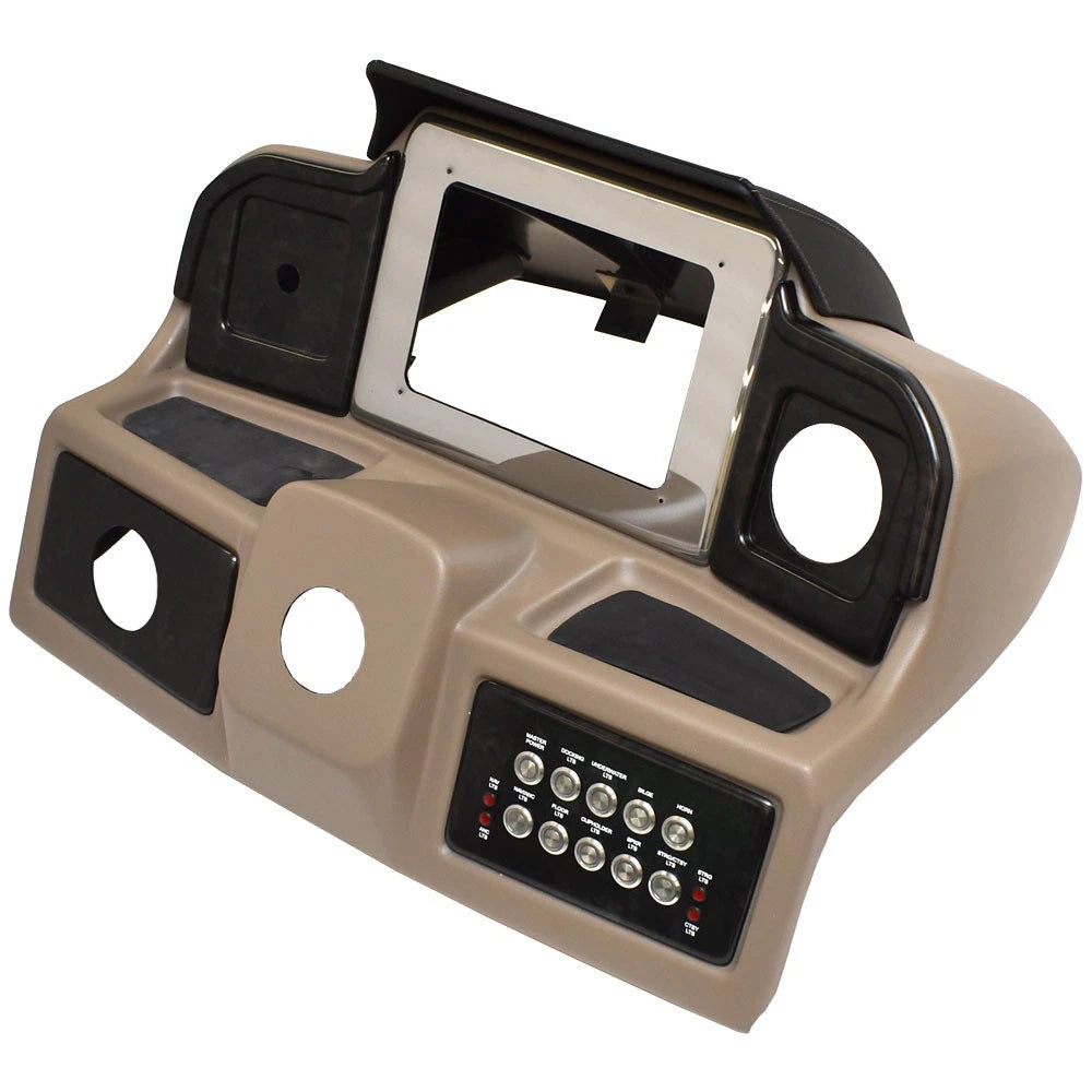 G3 Pontoon Boat Blank Dash Panel 73427468 - Steering Console Beige