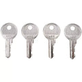 4X Ignition Keys 104466 455 for Skyjack Lift SJIII 4632 SJ600 3220 3226 SJ8841E