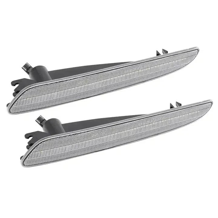 White LED Front Bumper Side Marker Lights for Mercedes Benz W211 E-Class (2007–2009)