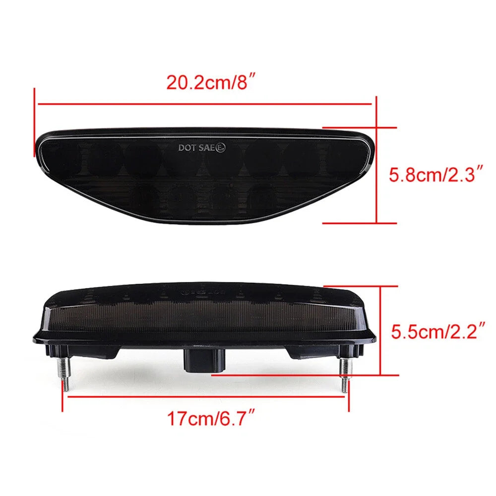 LED Tail Light for Honda TRX450R & TRX450ER (2006–2014) Black