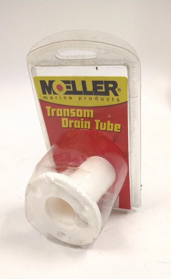 Moeller Marine - 020303-10 - 1-1/8" Plastic Drain Tube with Plug
