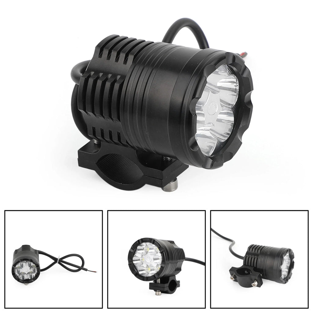 6 LED Front Headlight for Motorcycle/Bicycle (12V-80V)