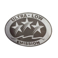Johnson Evinrude Tohatsu Outboard Ultra Low Emission 3 Star Sticker Light Gray