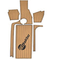 Malibu Boat Non-Skid Deck Mat 4750002 - AquaTrac ATGY804 Teak (6PC)