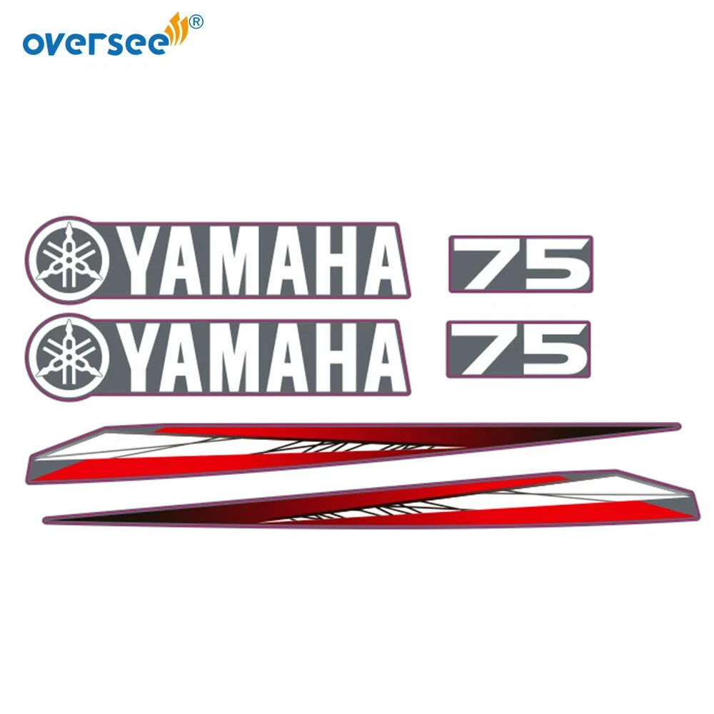 Anti-UV Graphics Sticker Kit for Yamaha 75HP (Outboard)