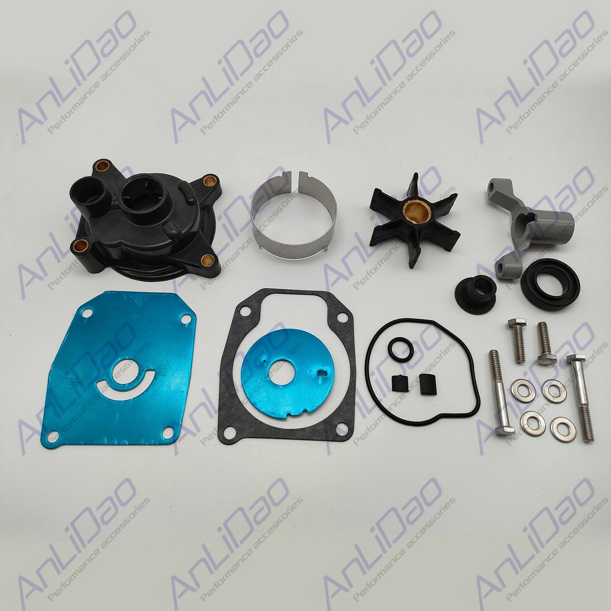 Repl Johnson Evinrude OMC Water Pump & Impeller Kit W Housing 439077