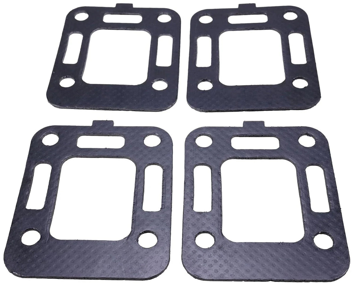 Set of 4 Exhaust Elbow Gaskets for Mercruiser 2.5L