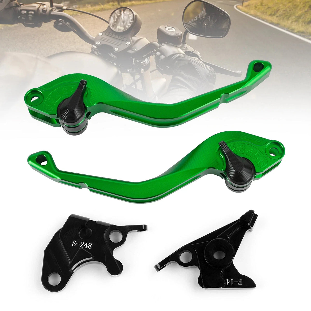 CNC Short Clutch Brake Lever for Suzuki GSXR600 750 1000 DL650 GSR600 (T9)