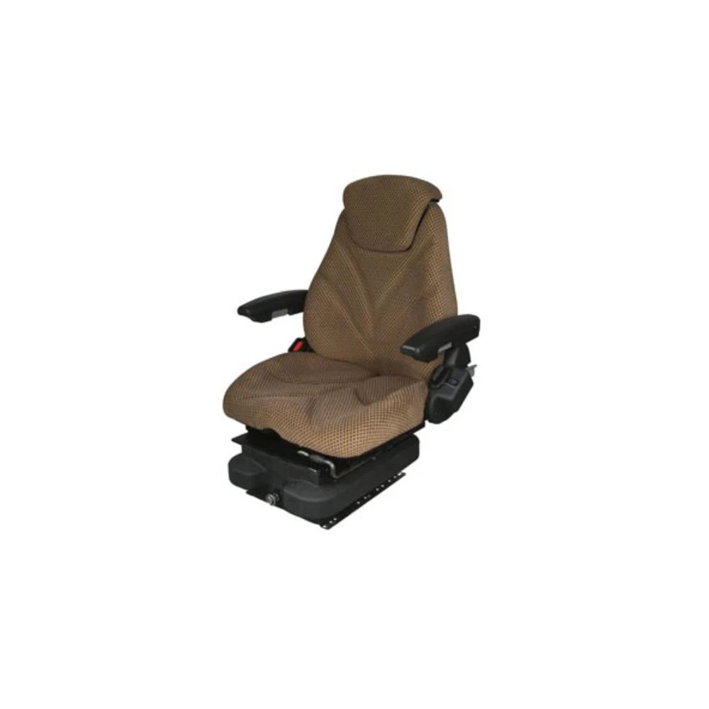 Low Pro Air Suspension Brown Checkered Cloth Seat Fits Hustler Zero Turn FASTRAK
