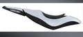 Seat Cover for Honda Aquatracks F-15 | F-15X (Black Vinyl/Silver CF)
